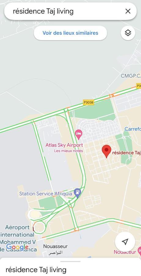 Taj Nouaceur Aeroport Mohammed V Lägenhet Exteriör bild
